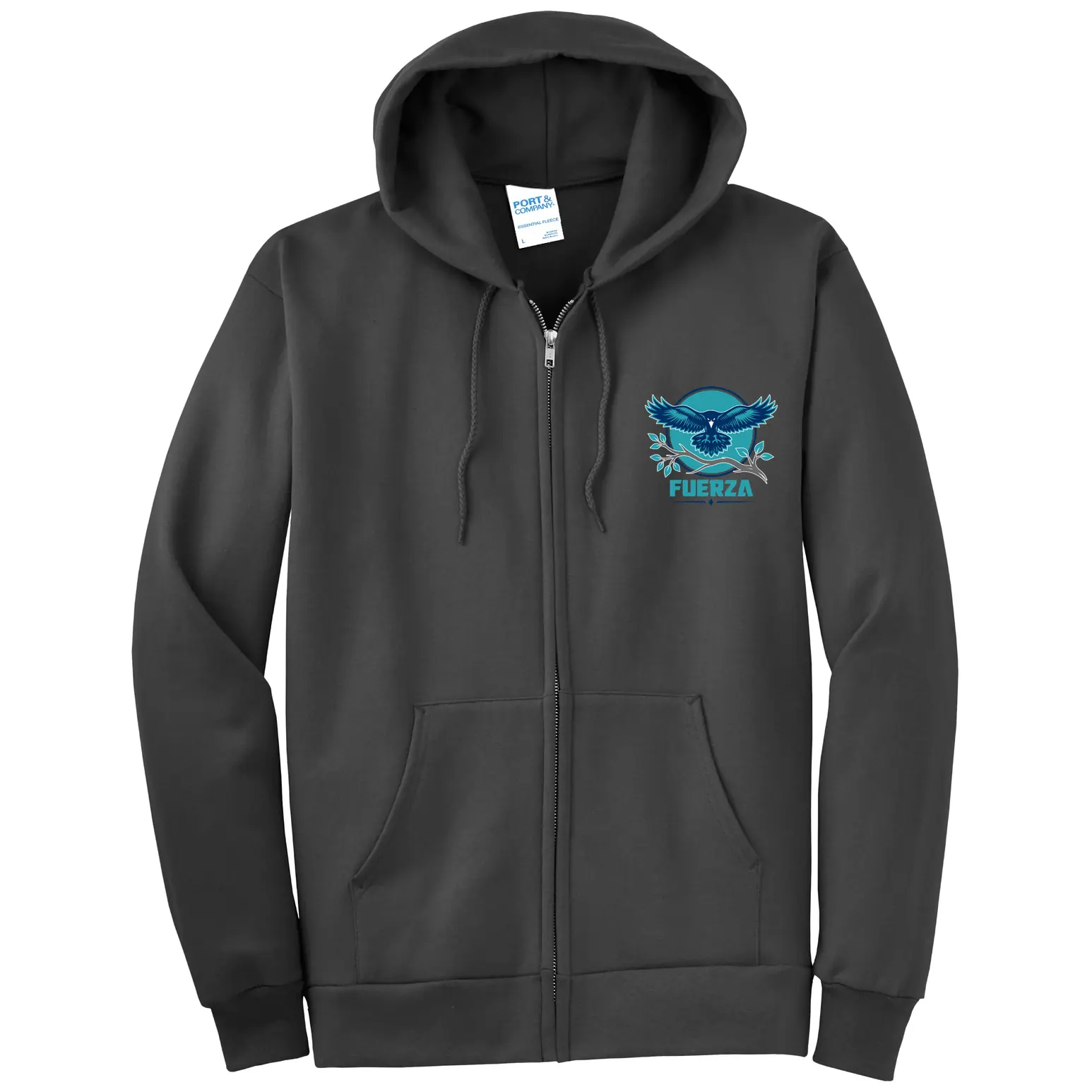 Neuse River Middle Fuerza Tall Full Zip Hoodie - Image 1
