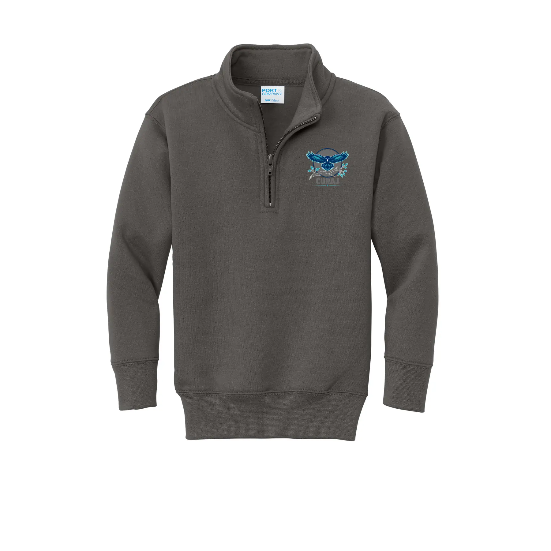 Neuse River Middle Curaj Shirt Youth Quarter Zip - Image 1