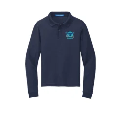 Neuse River Middle Fuerza Youth Long Sleeve Polo