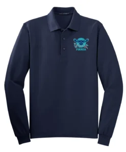 Neuse River Middle Fuerza Adult Long Sleeve Polo