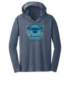Neuse River Middle Fuerza Adult Long Sleeve Hooded Tee