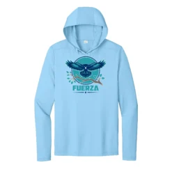 Neuse River Middle Fuerza Adult Long Sleeve Hooded Tee