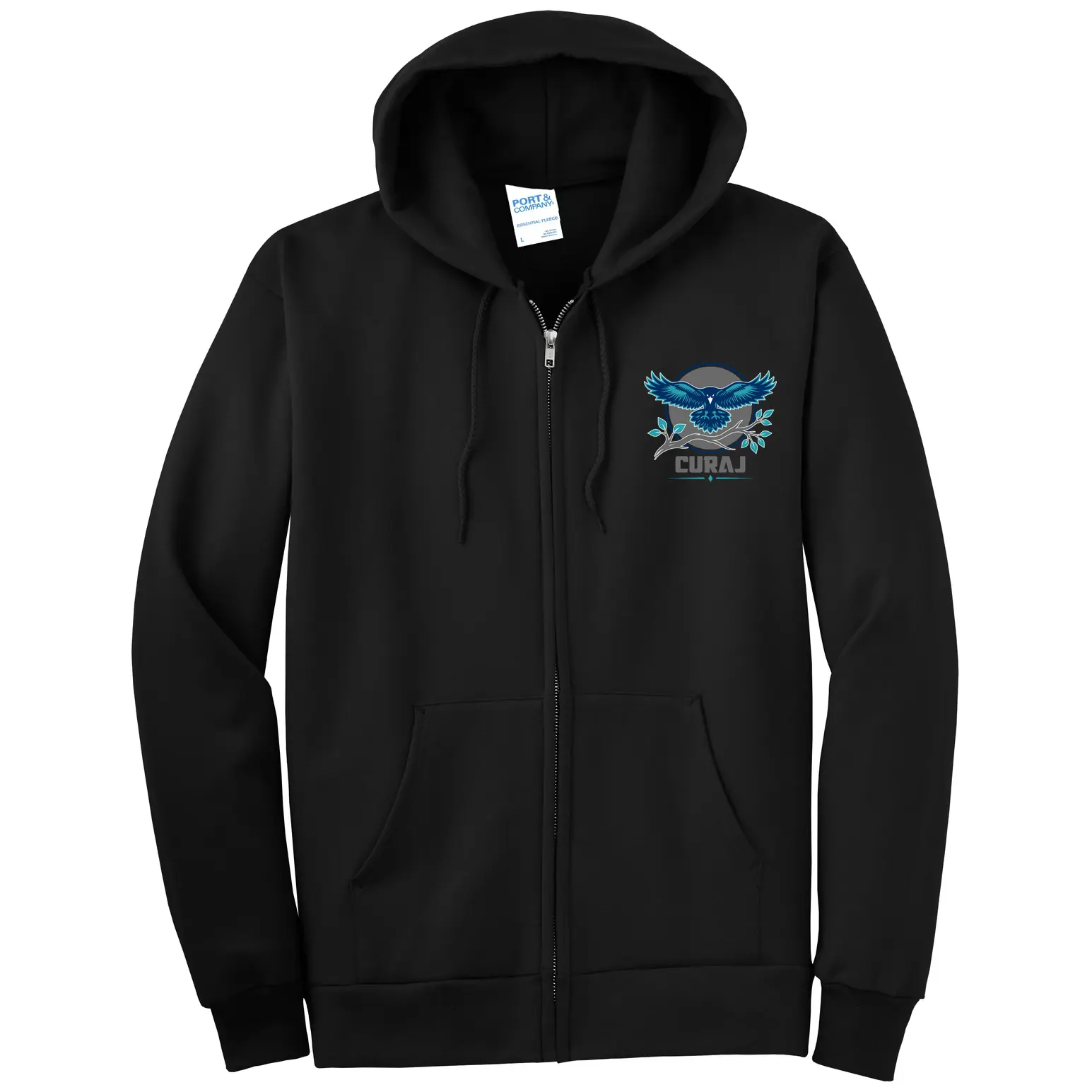 Neuse River Middle Curaj Shirt Tall Full Zip Hoodie - Image 1