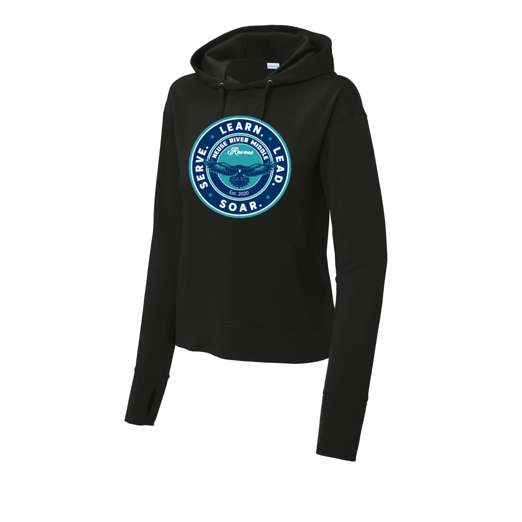 Neuse River Logo Ladies Hoodie - Image 1