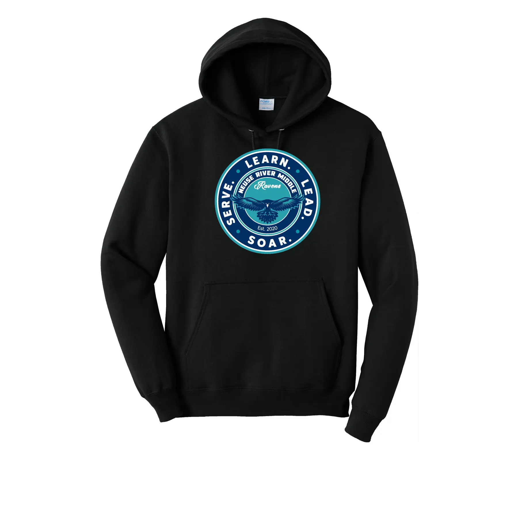 Neuse River Logo Tall Hoodie - Image 1