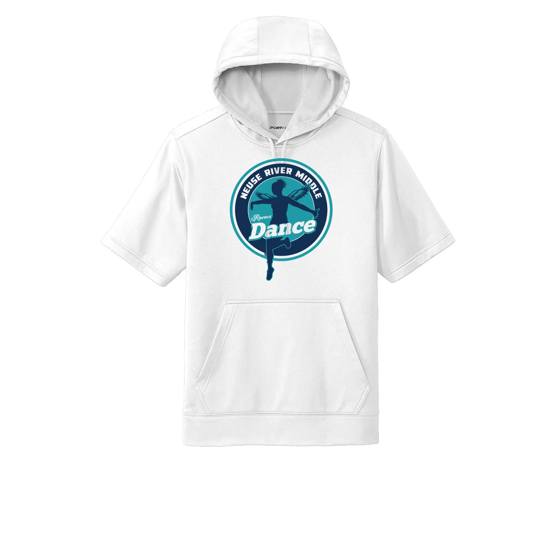 Neuse River Dance Adult Short Sleeve Hoodie - Image 1