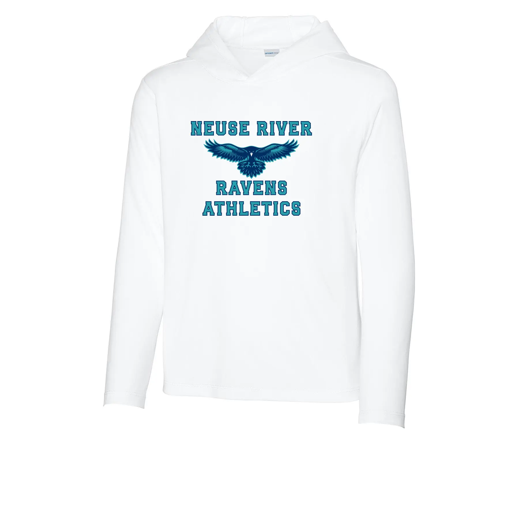 Neuse River Athletics Youth Long Sleeve Hooded Tee - Image 1