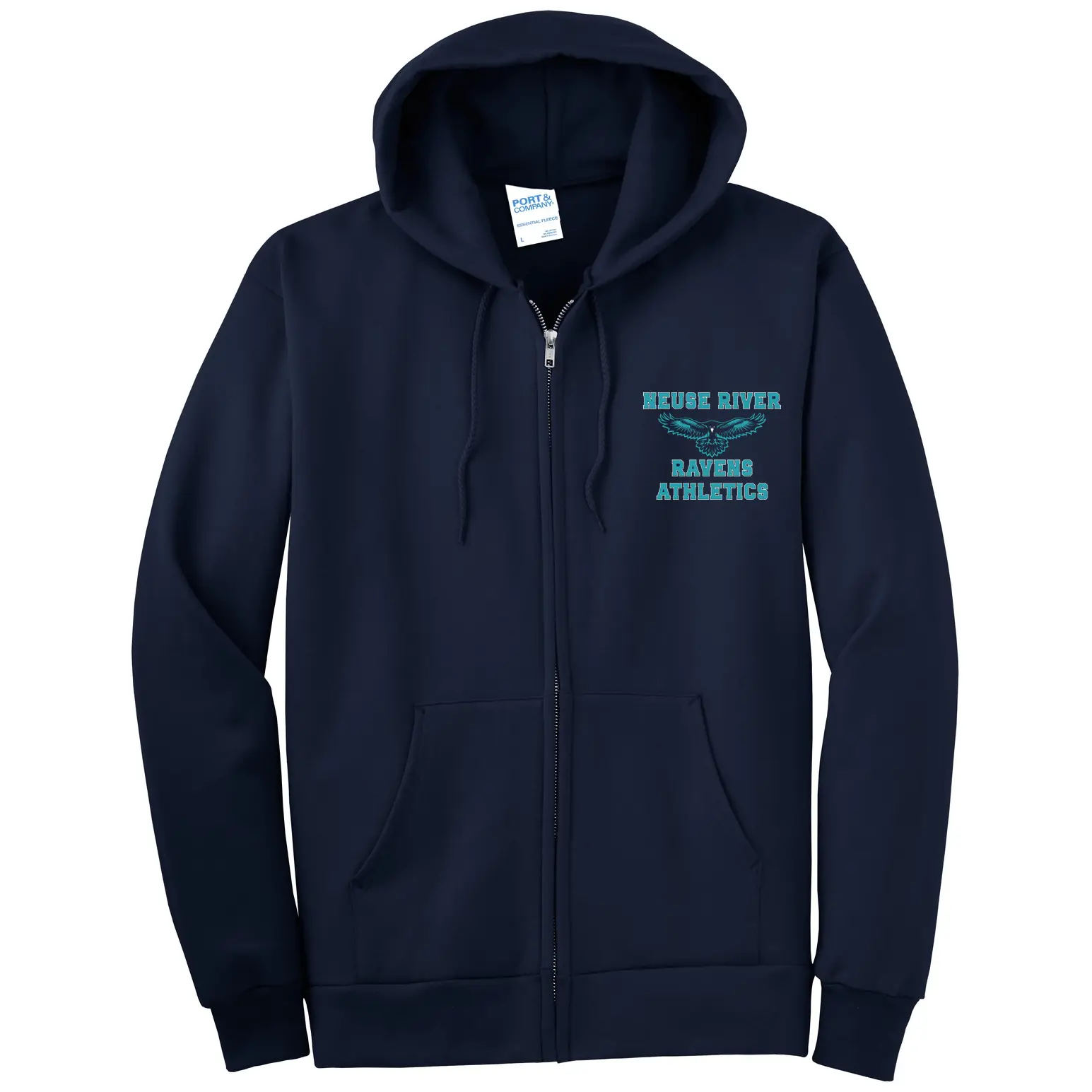 Neuse River Athletics Tall Full Zip Hoodie - Image 1