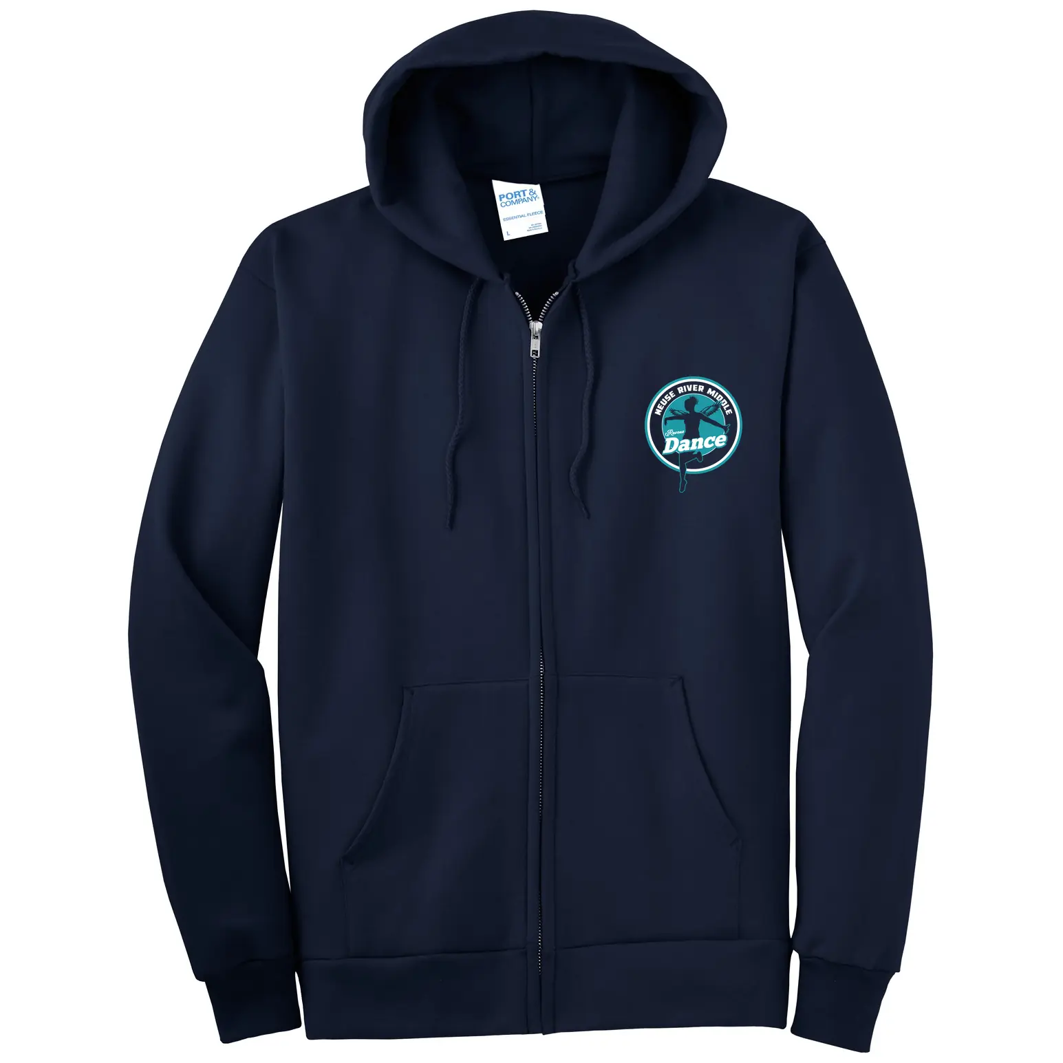 Neuse River Dance Tall Full Zip Hoodie - Image 1