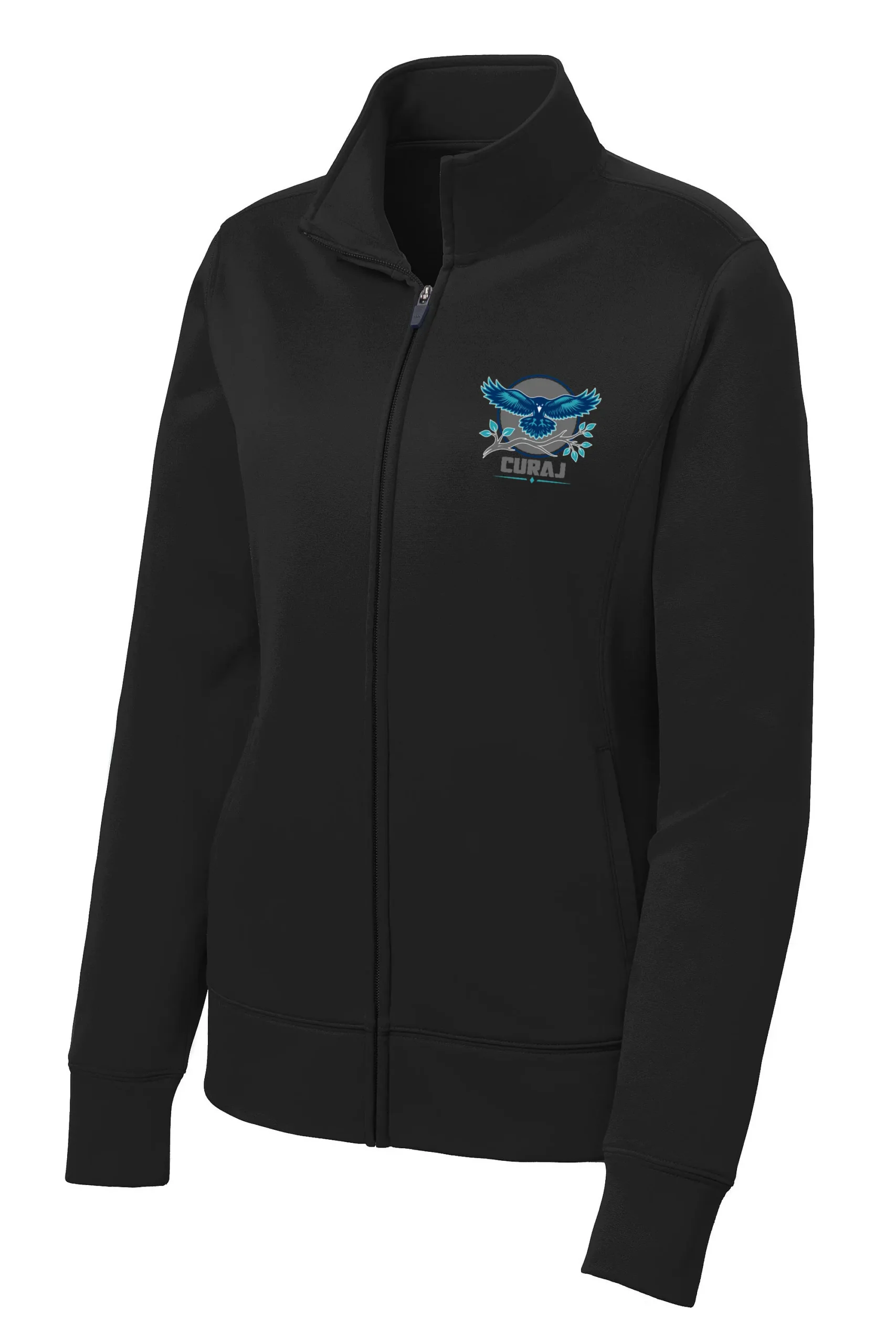 Neuse River Middle Curaj Shirt Ladies Full Zip Hoodie - Image 1