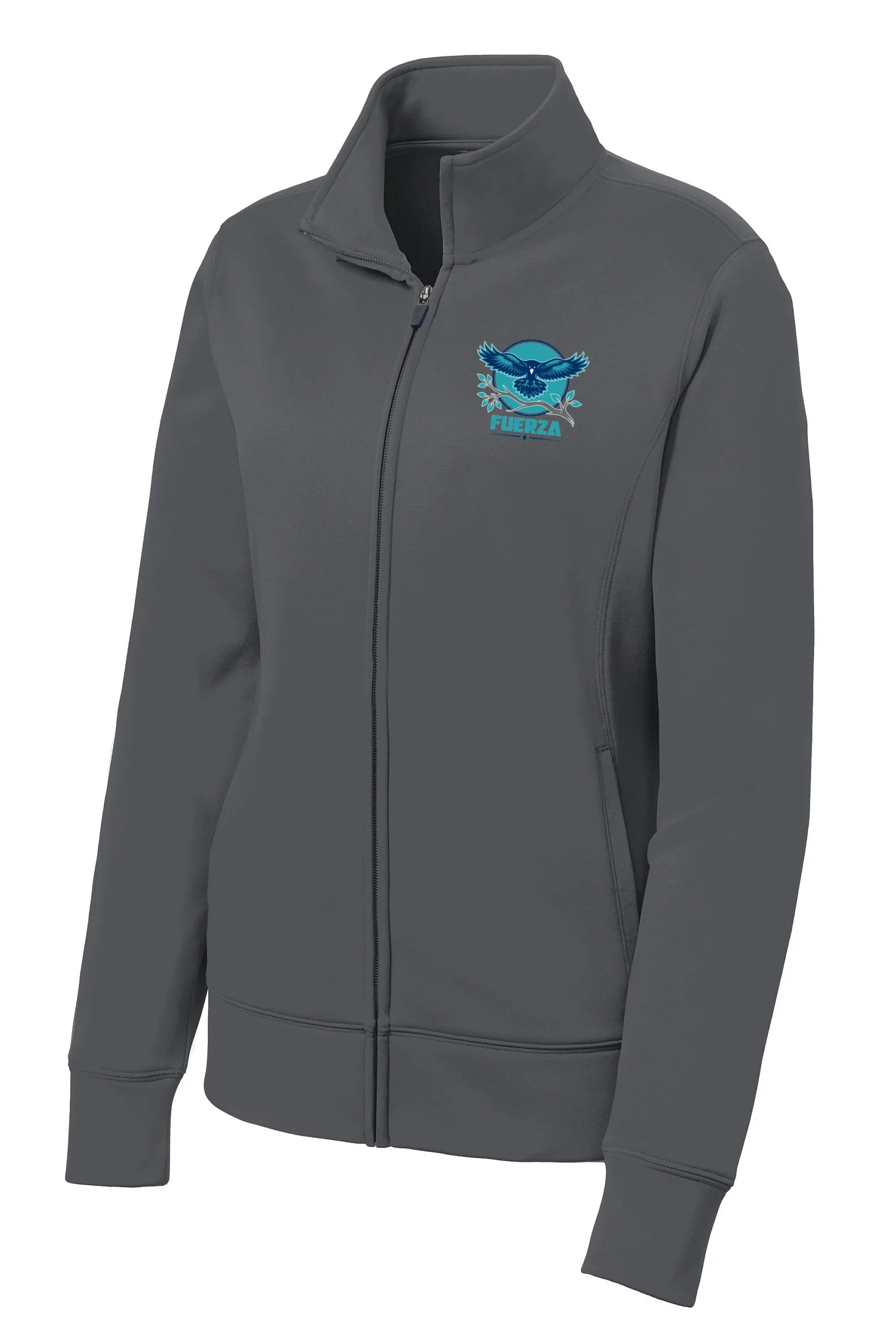 Neuse River Middle Fuerza Ladies Full Zip Hoodie - Image 1