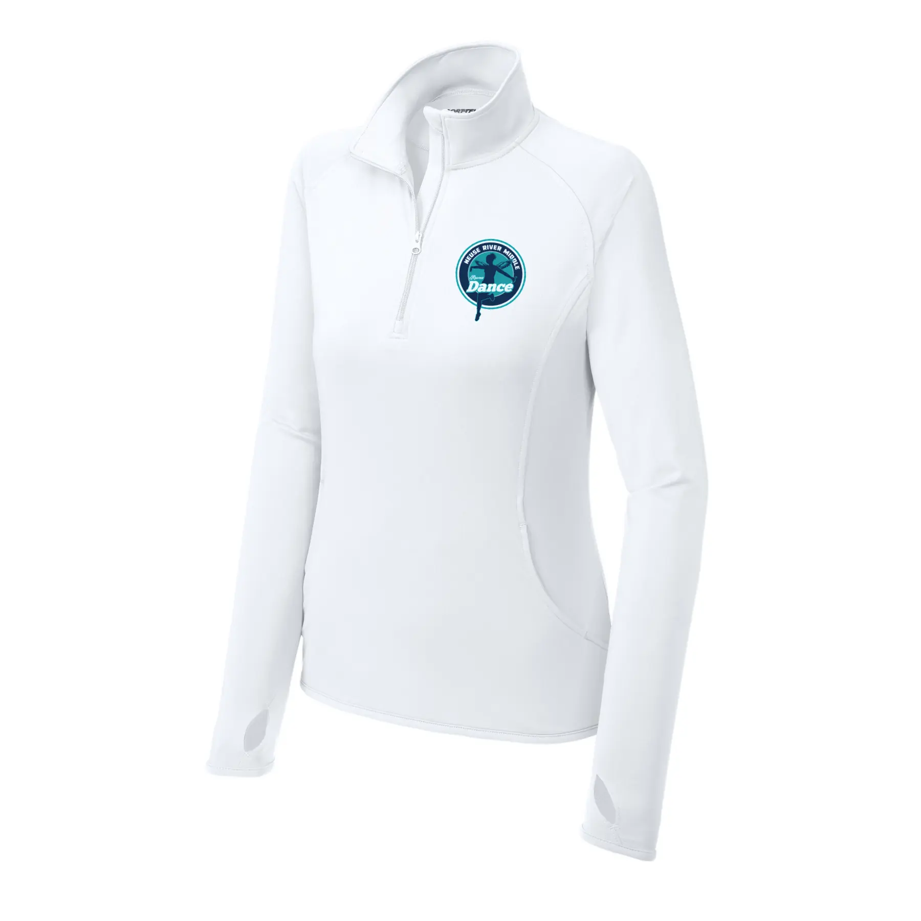 Neuse River Dance Ladies Quarter Zip - Image 1